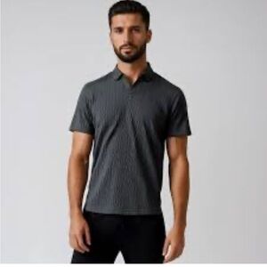 Ike Behar Men’s Short Sleeve Polo Shirt Grey